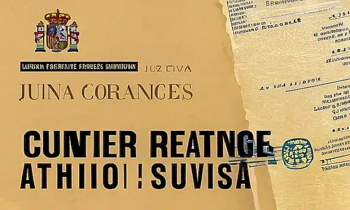 La imagen es un paisaje deslavado de un documento oficial con el logotipo del Cervantes y la inscripción Pruebas Cervantes en la parte superior
