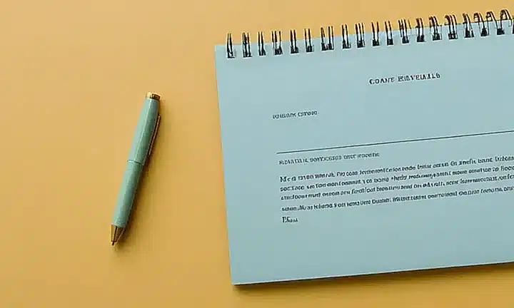 La imagen muestra un fondo agotado en blanco con un bloque azul apagado y texto sobre cita Ciudadanía Española en una pantalla de computadora