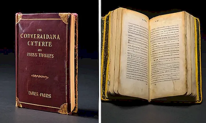 Una página del libro lleva la fecha de 1950