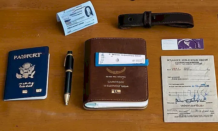 En una habitación desordenada se encuentran documentos personales y algunos elementos que sugieren la búsqueda de ciudadanía española