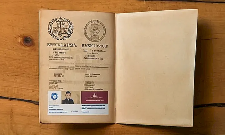 La carátula desgastada de un folleto oficial del Ministerio de Interior de España muestra signos de gran uso y edad