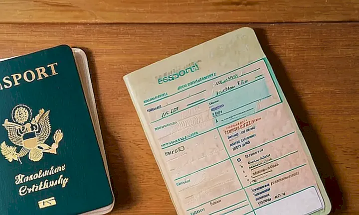 La imagen muestra una escritoría con un fondo arrugado y documentos desordenados mientras se captura la solicitud de ciudadanía española para menores