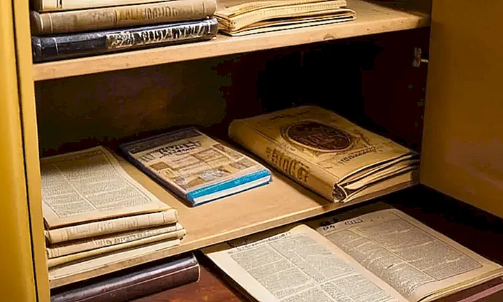 Un escritorio desordenado muestra signos de haber sido utilizado por alguien que trabaja arduamente