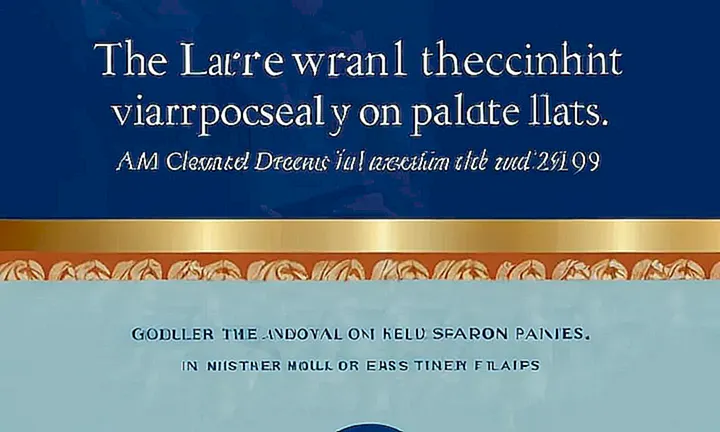 La imagen es un letrero digital rectangular que combina gradientes de azul claro y crema, con letras/os grises vibrantes, imágenes de pasaportes y motivos dorados. Otras fechas podrían sustituir 2023 o el color principal podría ser una tonalidad más brillosa del azul para evitar la sensación de aburrimiento