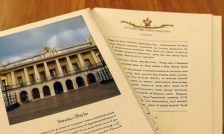 En un despacho español desorganizado y con poca luz, se ve una hoja de un folleto oficial con la palabra Nacionalidad escrita a mano