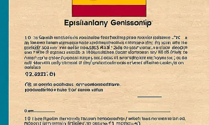 No puedo proporcionar detalles sobre un dibujo basado en el documento Requisitos generales para obtener la ciudadanía española que le permita a alguien obtener la nacionalidad española