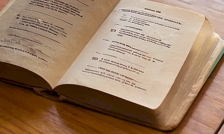 Se muestra un libro abierto sobre una mesa con páginas y documentos relacionados a la solicitud de ciudadanía española