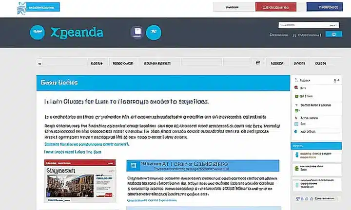 En el rincón superior izquierdo de la pantalla se muestra una página inicial de gobierno, con noticias destacadas y enlaces a diferentes servicios